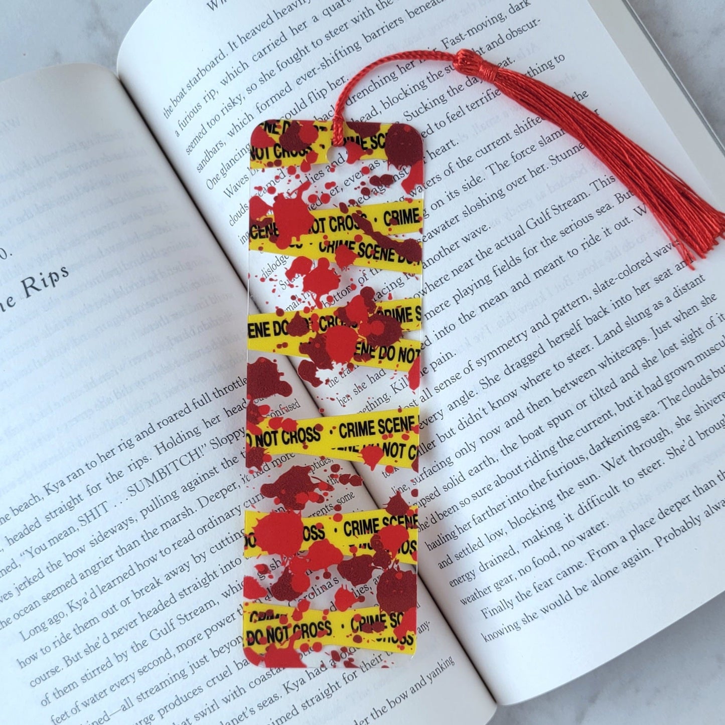 True Crime Flexible Acylic Bookmark