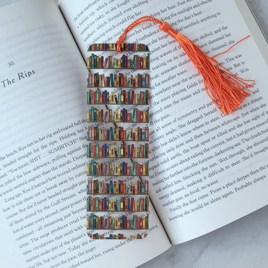 Books Flexible Acylic Bookmark