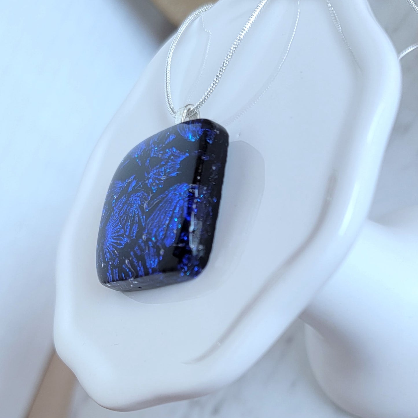 Dichroic Fused Glass Pendant