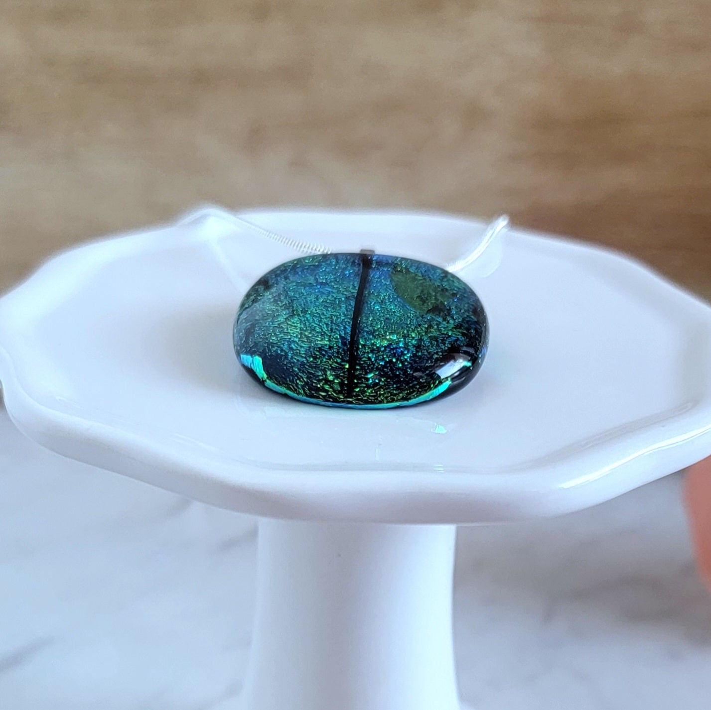 Dichroic Fused Glass Pendant