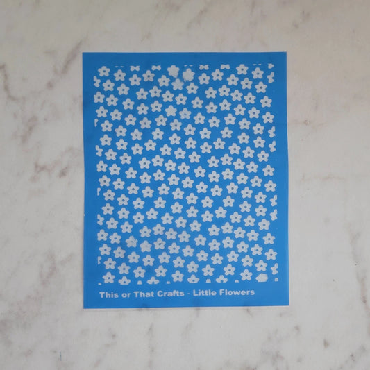 Little Flowers Silk Screen